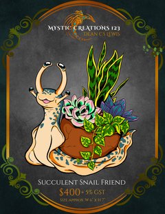 Succulent Snail Friend